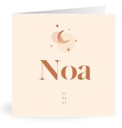 Geboortekaartje naam Noa m1