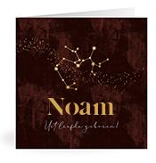 Geboortekaartje naam Noam u3