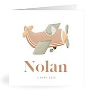 Geboortekaartje naam Nolan j1