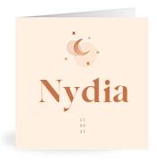 Geboortekaartje naam Nydia m1
