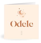 Geboortekaartje naam Odele m1