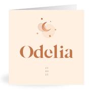 Geboortekaartje naam Odelia m1