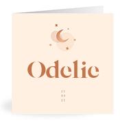 Geboortekaartje naam Odelie m1