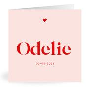 Geboortekaartje naam Odelie m3