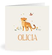 Geboortekaartje naam Olicia u2