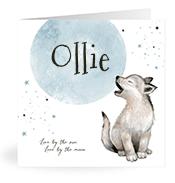 Geboortekaartje naam Ollie j4