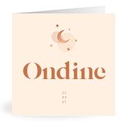 Geboortekaartje naam Ondine m1