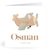 Geboortekaartje naam Osman j1