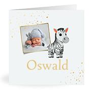 Geboortekaartje naam Oswald j2