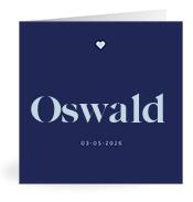 Geboortekaartje naam Oswald j3