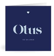 Geboortekaartje naam Otus j3