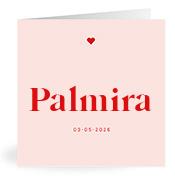Geboortekaartje naam Palmira m3