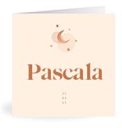 Geboortekaartje naam Pascala m1