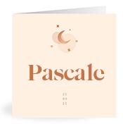 Geboortekaartje naam Pascale m1