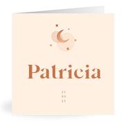 Geboortekaartje naam Patricia m1