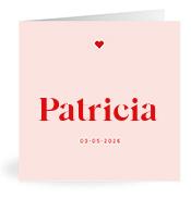 Geboortekaartje naam Patricia m3