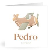 Geboortekaartje naam Pedro j1