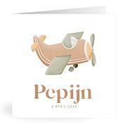 Geboortekaartje naam Pepijn j1