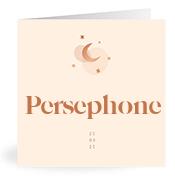 Geboortekaartje naam Persephone m1