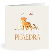 Geboortekaartje naam Phaedra u2