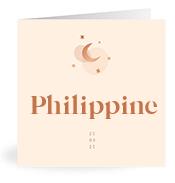Geboortekaartje naam Philippine m1
