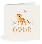 Geboortekaartje naam Qamar u2