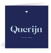 Geboortekaartje naam Querijn j3