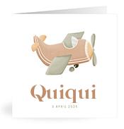 Geboortekaartje naam Quiqui j1