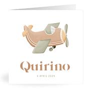 Geboortekaartje naam Quirino j1