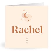 Geboortekaartje naam Rachel m1