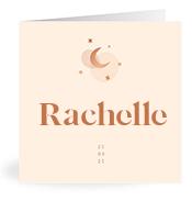 Geboortekaartje naam Rachelle m1