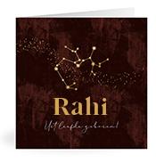 Geboortekaartje naam Rahi u3