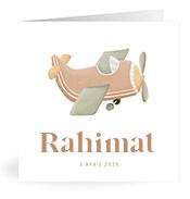 Geboortekaartje naam Rahimat j1