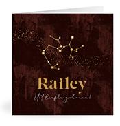 Geboortekaartje naam Railey u3