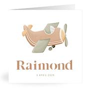 Geboortekaartje naam Raimond j1