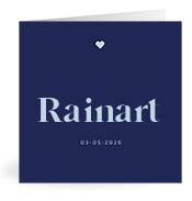 Geboortekaartje naam Rainart j3