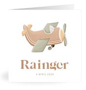 Geboortekaartje naam Rainger j1