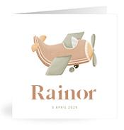 Geboortekaartje naam Rainor j1