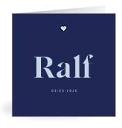 Geboortekaartje naam Ralf j3