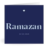 Geboortekaartje naam Ramazan j3