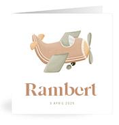 Geboortekaartje naam Rambert j1