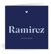 Geboortekaartje naam Ramirez j3