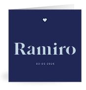 Geboortekaartje naam Ramiro j3