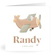 Geboortekaartje naam Randy j1