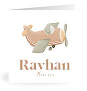 Geboortekaartje naam Rayhan j1