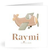 Geboortekaartje naam Raymi j1