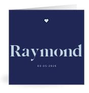 Geboortekaartje naam Raymond j3