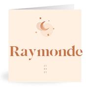 Geboortekaartje naam Raymonde m1