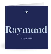 Geboortekaartje naam Raymund j3
