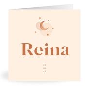 Geboortekaartje naam Reina m1